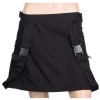 New Women Gothic Skirt Track Buckle Convertible Skirt Long Skirt